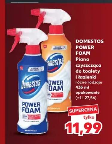 Piana czyszcząca do toalety i łazienki Domestos Power Foam Arctic Fresh +1 wariant
