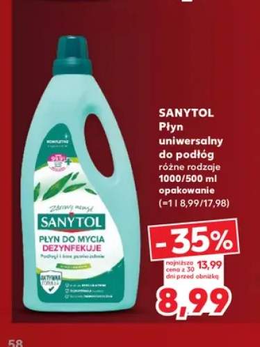 Płyn uniwersalny do podłóg Sanytol