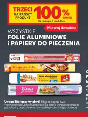 Folie aluminiowe i papiery do pieczenia