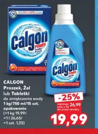 Proszek do zmiękczania wody Calgon +2 warianty