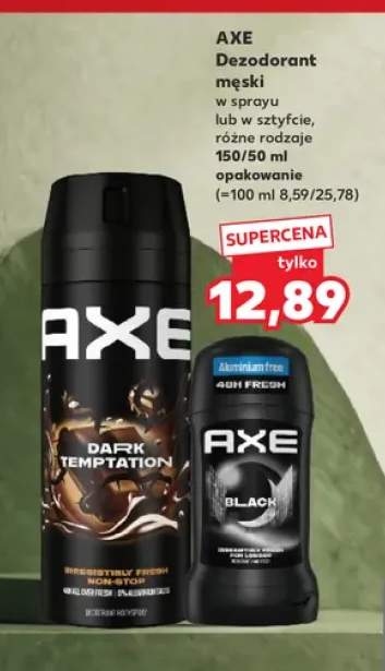 Dezodorant męski w sztyfcie Axe Black +1 wariant