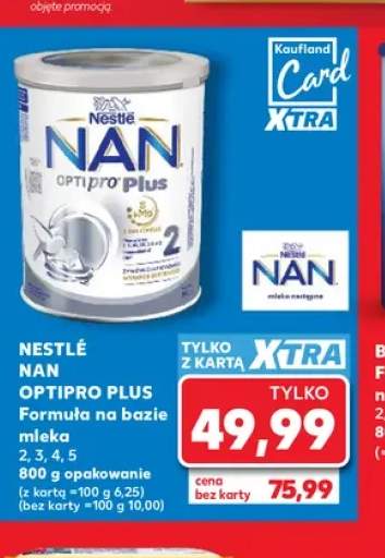 Formuła na bazie mleka 2 Nestlé NAN Optipro Plus +3 warianty