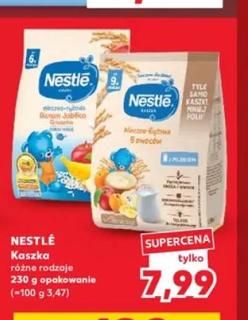 Kaszka mleczno-ryżowa 5 owoców Nestlé +1 wariant