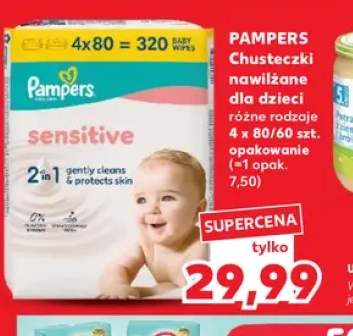 Chusteczki nawilżane dla dzieci Sensitive Pampers 4-pak