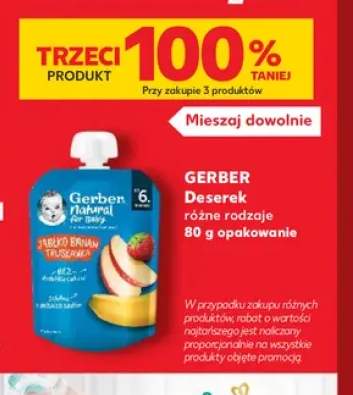 Deserek jabłko banan truskawka Gerber