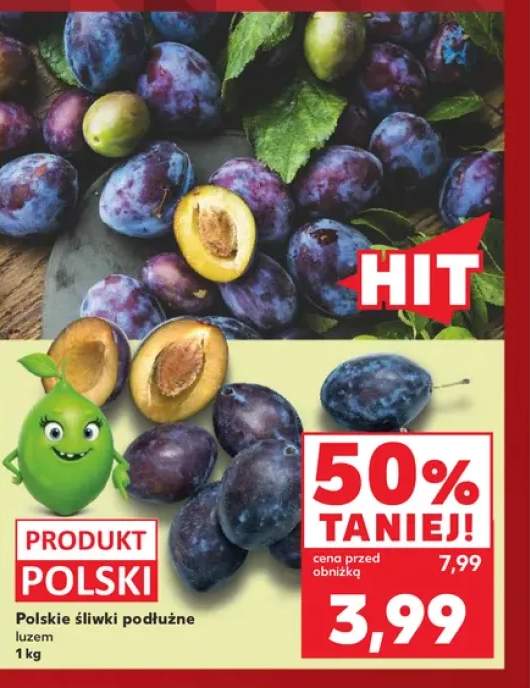 Śliwki polskie podłużne