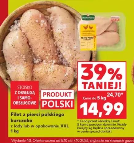 Filet z piersi polskiego kurczaka