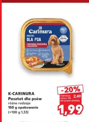 Pasztet dla psów K-Carinura