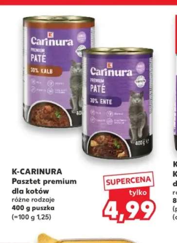 Pasztet premium dla kotów K-Carinura