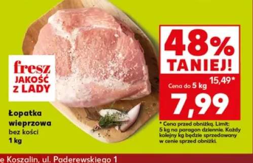 Łopatka wieprzowa bez kości
