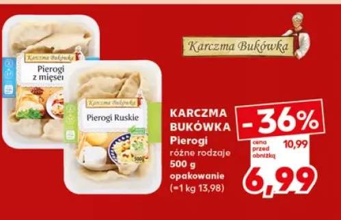 Pierogi z mięsem Karczma Bukówka +1 wariant