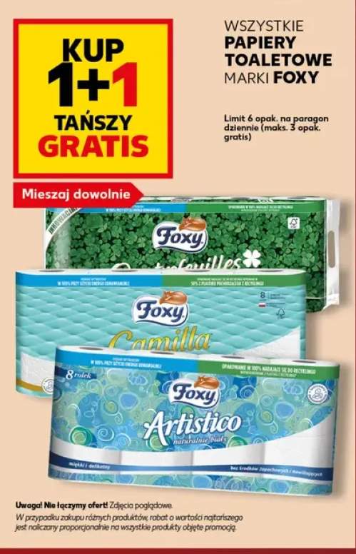 Papiery toaletowe marki Foxy +2 warianty