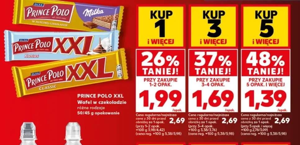 Wafel w czekoladzie Prince Polo Milka +2 warianty