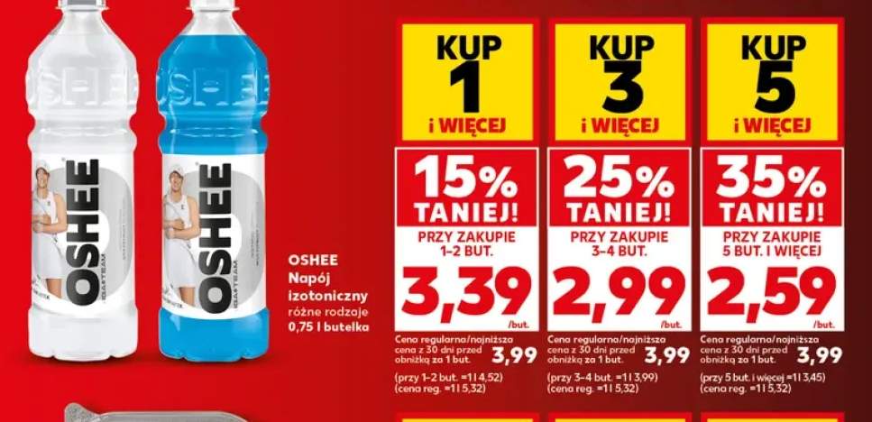 Napój izotoniczny Oshee Iga Team +1 wariant
