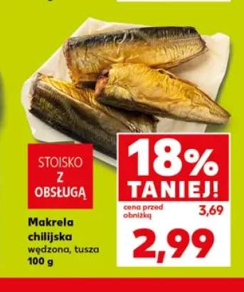 Makrela chilijska wędzona tusza