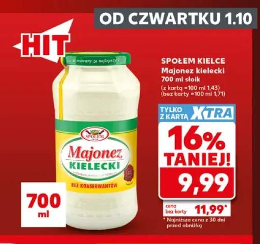 Majonez kielecki Społem Kielce