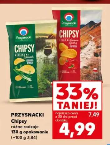 Chipsy cebulka dymka Przysnacki +1 wariant