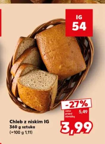 Chleb z niskim IG