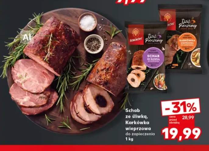 Schab ze śliwką do zapieczenia Sokołów +1 wariant