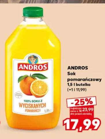 Sok pomarańczowy Andros
