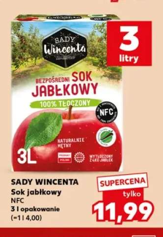 Sok jabłkowy NFC Sady Wincenta