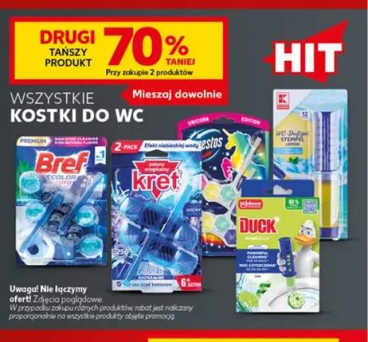 Kostki do WC +5 wariantów