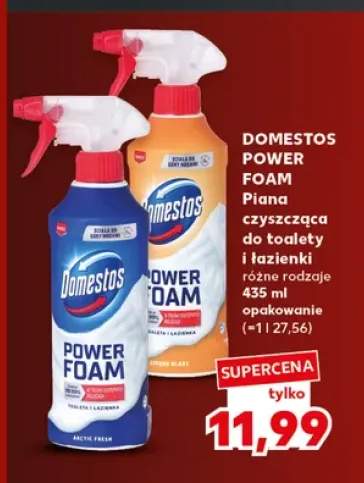 Piana czyszcząca do toalety i łazienki Arctic Fresh Domestos Power Foam +1 wariant