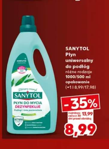 Płyn uniwersalny do podłóg Sanytol