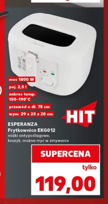 Frytkownica EKG012 Esperanza