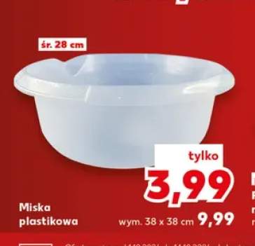 Miska plastikowa śr. 28 cm +1 wariant