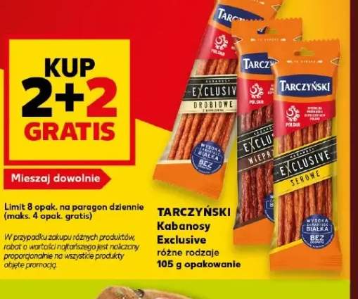 Kabanosy Exclusive drobiowe Tarczyński +2 warianty