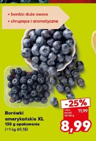 Borówki amerykańskie XL