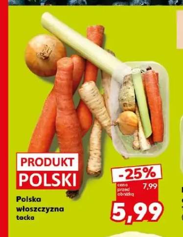 Polska włoszczyzna tacka