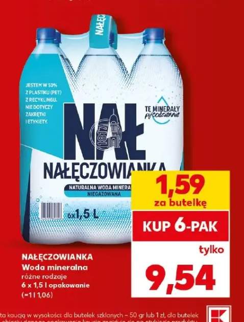 Woda mineralna Nałęczowianka 6-pak 1,5 l
