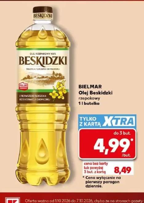 Olej rzepakowy Beskidzki Bielmar