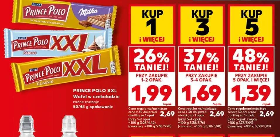 Wafel w czekoladzie Prince Polo XXL
