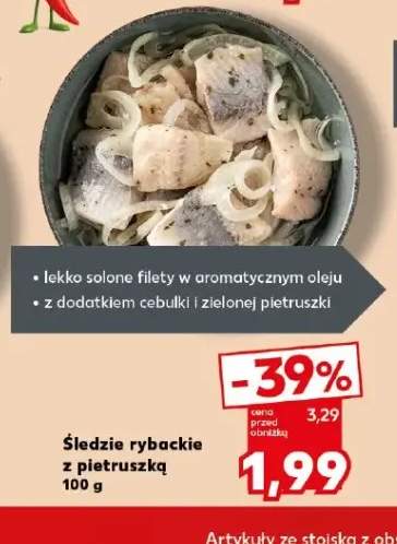 Śledzie rybackie z pietruszką