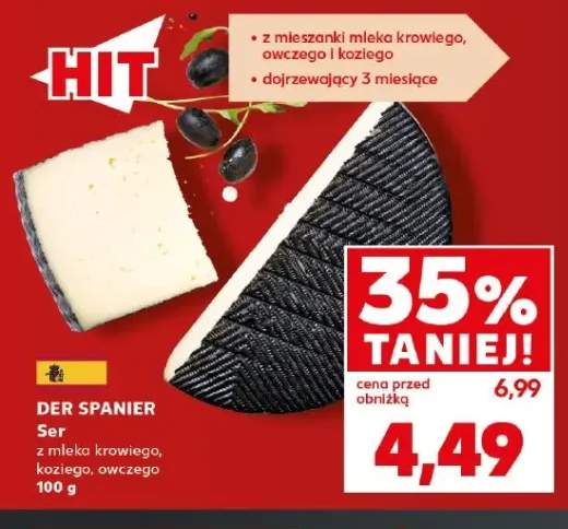 Ser z mleka krowiego, koziego, owczego Der Spanier