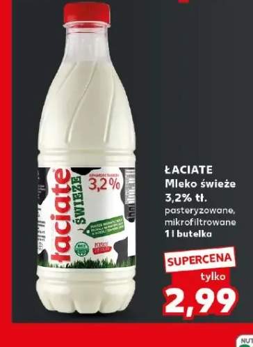 Mleko świeże pasteryzowane mikrofiltrowane Łaciate 3,2%