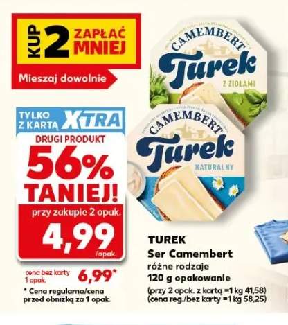Ser Camembert z ziołami Turek +1 wariant