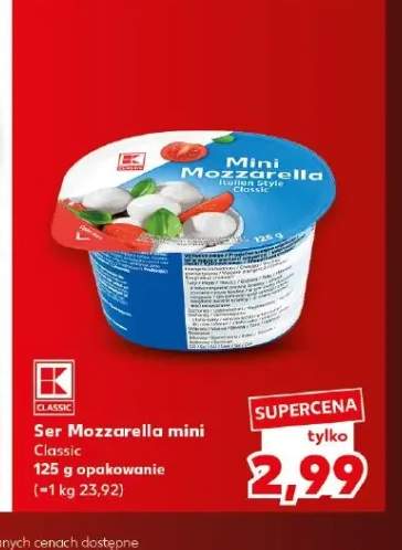 Ser Mozzarella mini Classic K-Classic
