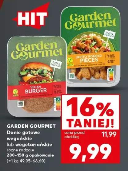 Danie gotowe wegańskie lub wegetariańskie Garden Gourmet