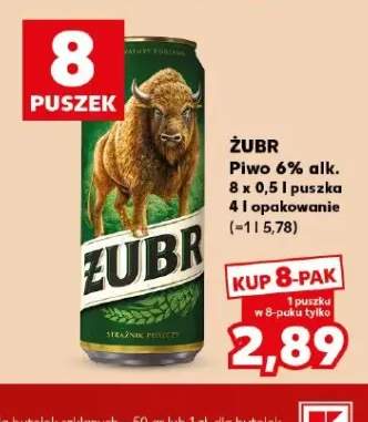 Piwo Żubr 8-pak