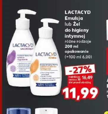 Emulsja do higieny intymnej Lactacyd Femina +1 wariant