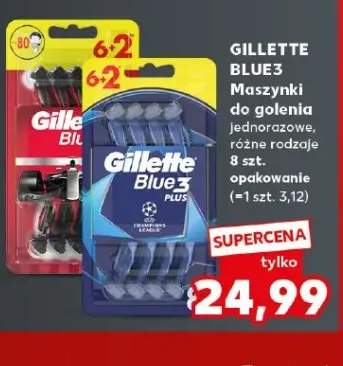 Maszynki do golenia jednorazowe Gillette Blue3 +1 wariant