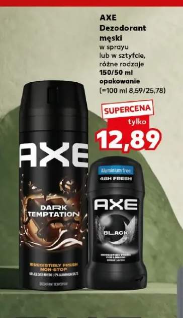 Dezodorant męski w sprayu Axe +1 wariant