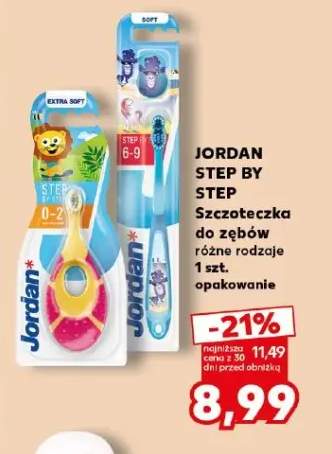 Szczoteczka do zębów Jordan Step by