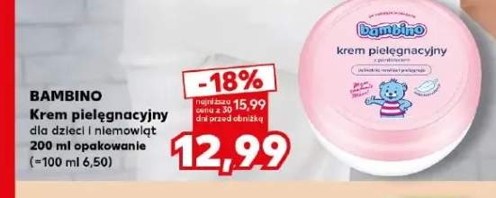 Krem pielęgnacyjny dla dzieci i niemowląt Bambino