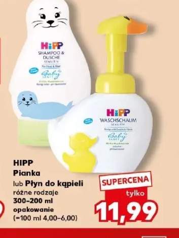 Płyn do kąpieli HiPP +1 wariant