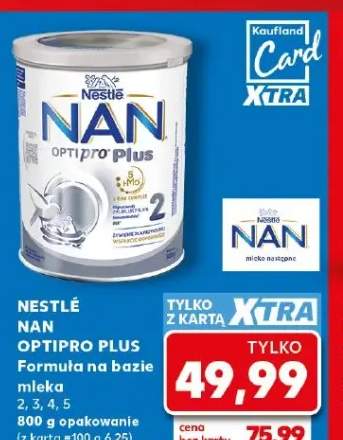Formuła na bazie mleka NAN Optipro Plus Nestlé